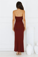 Sunshine Shuffle Strapless Maxi Dress