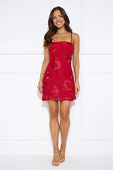 Songs Written Mesh Mini Dress
