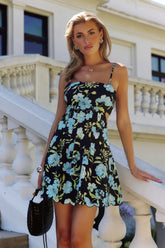 Dreamy Details Mini Dress Black