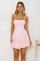 Glittering Horizons Sequin Mini Dress Pink