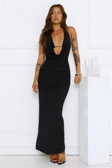Midnight District Maxi Dress Pink