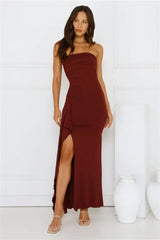 Sunshine Shuffle Strapless Maxi Dress