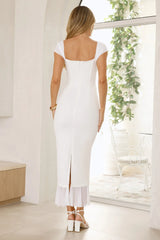 Destination Diaries Off Shoulder Maxi Dress White