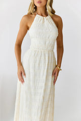 Sultry Samba Halter Maxi Dress